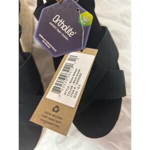 Tom’s NWT Willow Black Suede Wedge Heel Shoe 6.5